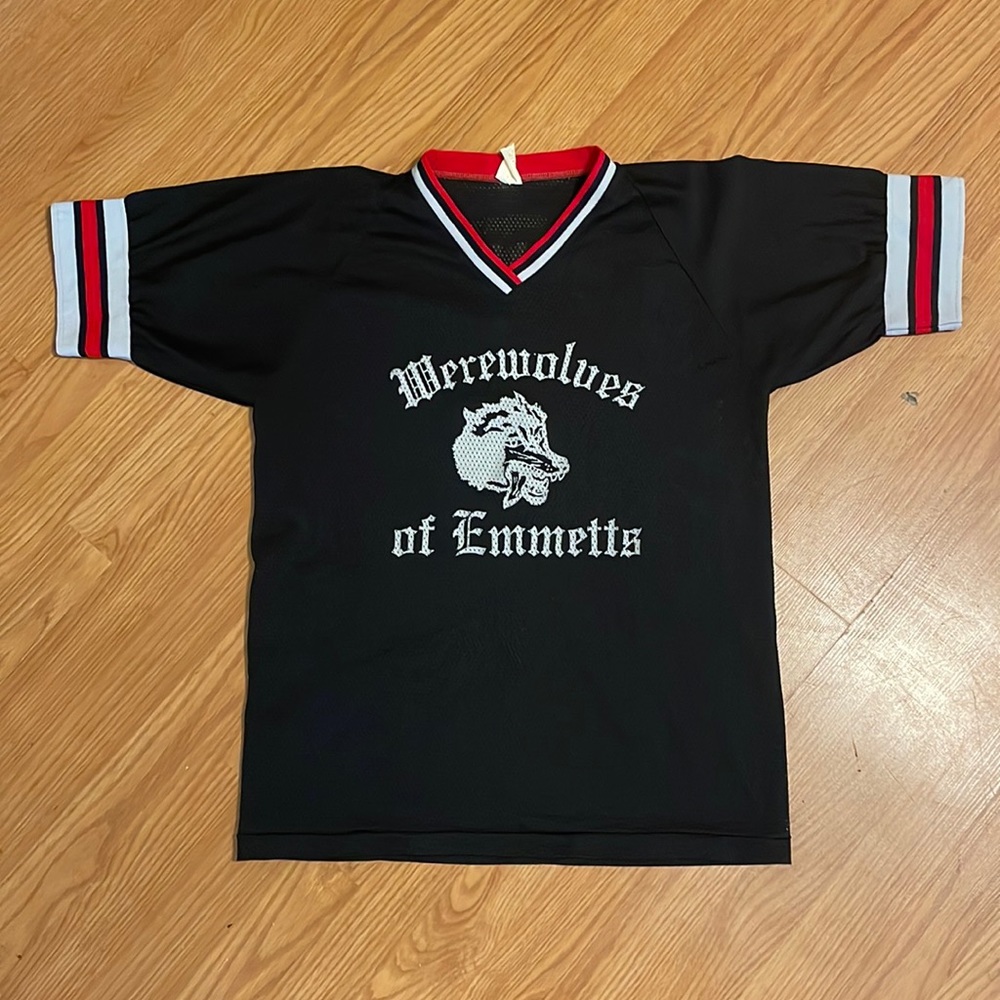 Vintage Old School Sports Jersey “Werewolves of Emmett’s”  - Offers Welcome